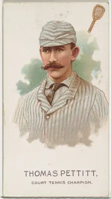 Thomas Pettit, Court Tennis Champion, from World's Champions, Series 2 (N29) for Allen & G..., 1888. Creator: Allen & Ginter
