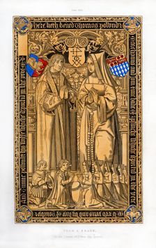 Thomas Pownder, merchant and bailiff of Ipswich, 1525, (1843).Artist: Henry Shaw