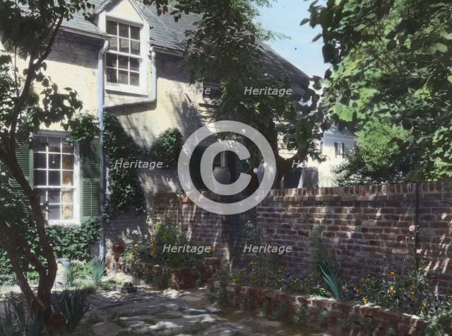 Thomas R. Boggs house, 301-305 Amelia Street, Fredericksburg, Virginia, 1920. Creator: Frances Benjamin Johnston.