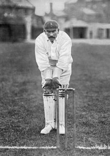 Thomas Russell, Essex cricketer, c1899. Artist: WA Rouch
