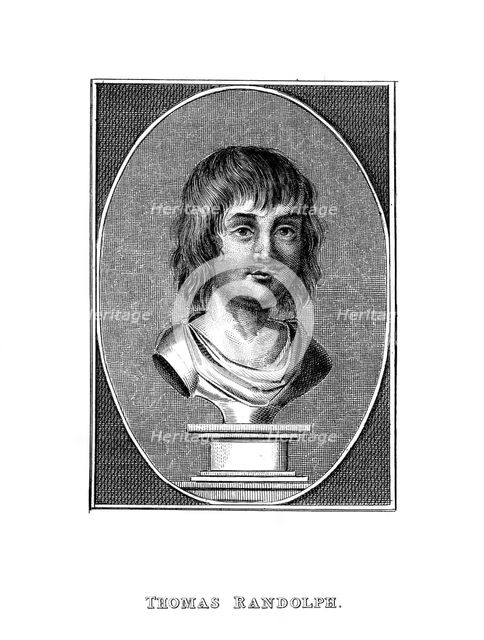 Thomas Randolph, 17th century English poet and dramatist, (19th century). Artist: Unknown