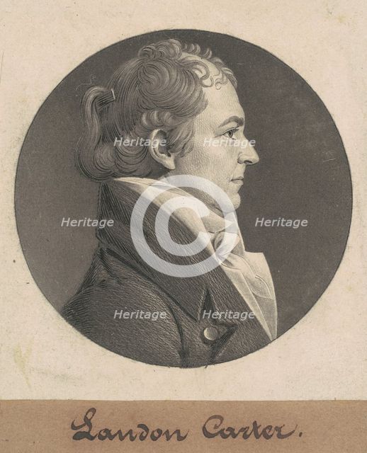Thomas Reade Rootes, 1808. Creator: Charles Balthazar Julien Févret de Saint-Mémin.