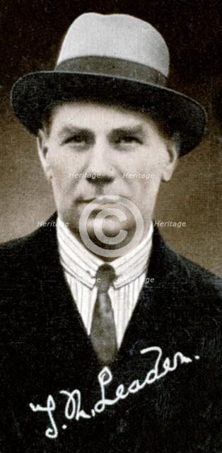 Thomas Richard Leader, 1935. Artist: Unknown