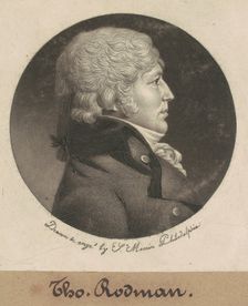 Thomas Rodman, 1799. Creator: Charles Balthazar Julien Févret de Saint-Mémin