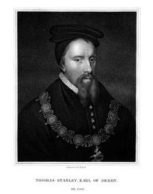 Thomas Stanley, 1st Earl of Derby, English nobleman, (1827).Artist: W Holl