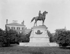 Thomas Statue, Washington, D.C., between 1880 and 1897. Creator: William H. Jackson