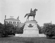 Thomas Statue, Washington, D.C., between 1880 and 1897. Creator: William H. Jackson