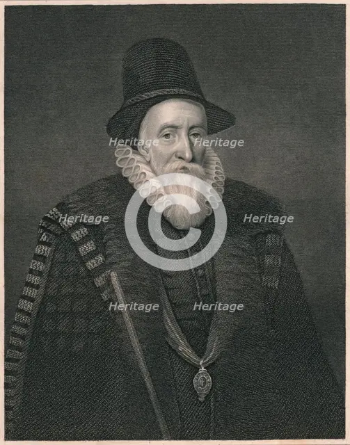 'Thomas Sackville, Earl of Dorset', c1600, (early-mid 19th century).  Creator: William Thomas Fry.
