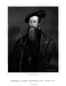 Thomas Seymour, Baron Seymour of Sudeley, younger brother of Jane Seymour, (1825).Artist: W Holl