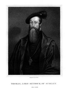 Thomas Seymour, Baron Seymour of Sudeley, younger brother of Jane Seymour, (1825).Artist: W Holl