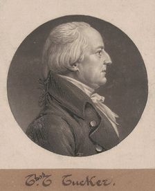 Thomas Tudor Tucker, 1805. Creator: Charles Balthazar Julien Févret de Saint-Mémin