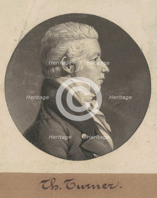 Thomas Turner, 1808. Creator: Charles Balthazar Julien Févret de Saint-Mémin.