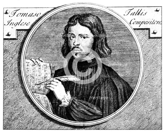 Thomas Tallis, (c1505-1585), English organist and composer, 1700. Artist: Niccolo Francesco Haym