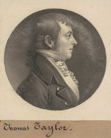 Thomas Taylor, 1808. Creator: Charles Balthazar Julien Févret de Saint-Mémin