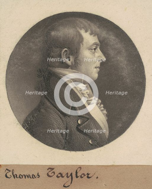 Thomas Taylor, 1808. Creator: Charles Balthazar Julien Févret de Saint-Mémin.