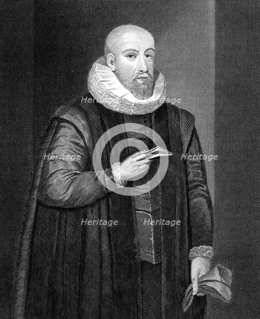 Thomas Tesdale, founder of Pembroke College, Oxford.Artist: J Fittler