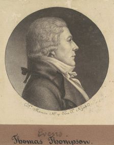 Thomas Thompson, 1797. Creator: Charles Balthazar Julien Févret de Saint-Mémin
