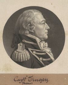 Thomas Tingey, 1806. Creator: Charles Balthazar Julien Févret de Saint-Mémin