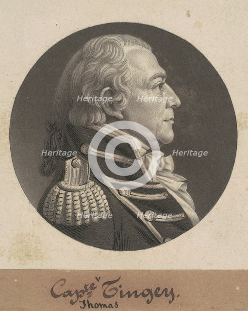 Thomas Tingey, 1806. Creator: Charles Balthazar Julien Févret de Saint-Mémin.