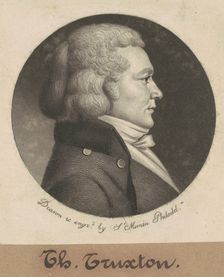Thomas Truxtun, 1799. Creator: Charles Balthazar Julien Févret de Saint-Mémin