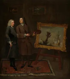 Thomas Walker and Peter Monamy, c. 1735. Creator: Gawen Hamilton