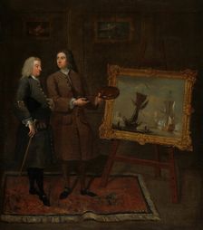 Thomas Walker and Peter Monamy, c. 1735. Creator: Gawen Hamilton