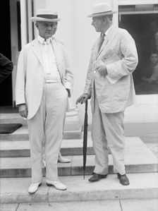 Thomas Watt Gregory, Albert Sidney Burleson, 1916 or 1917. Creator: Harris & Ewing