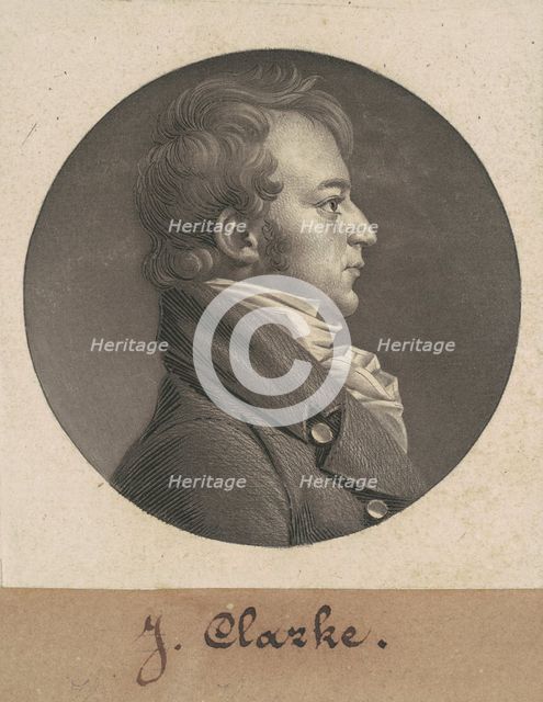 Thomas Weston Thompson, 1805-1807. Creator: Charles Balthazar Julien Févret de Saint-Mémin.