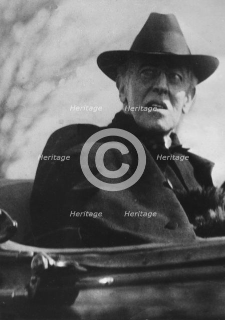 Thomas Woodrow Wilson, 28th President of the United States, c1913-1924. Creator: Unknown.