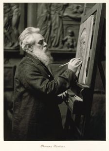 Thomas Woolner, RA, c1889-1891. Creator: Ralph W Robinson
