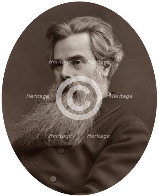 Thomas Woolner, RA, Professor of Sculpture at the Royal Academy, 1877.Artist: Lock & Whitfield