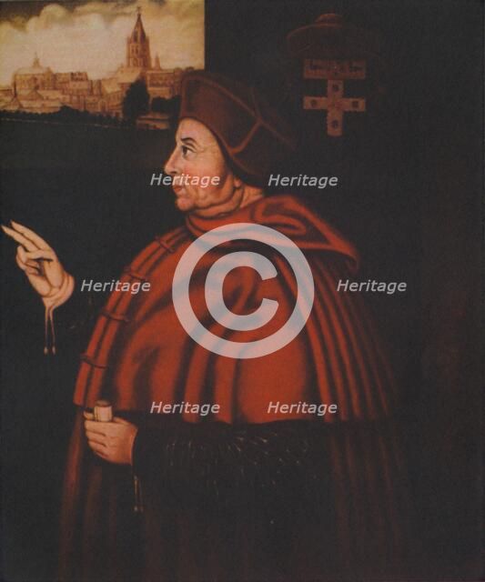 Thomas Wolsey, early 16th century, (1941). Artist: Unknown.
