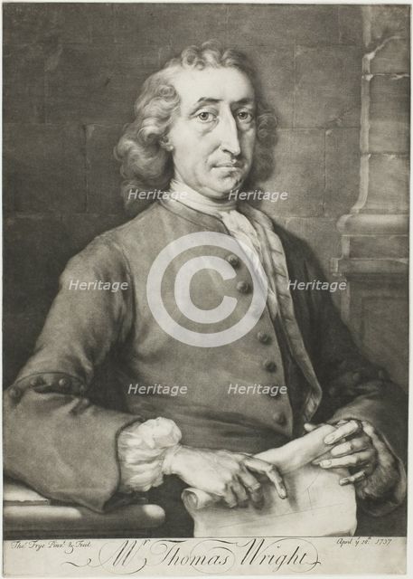 Thomas Wright, 1737. Creator: Thomas Frye.