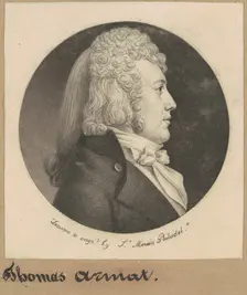 Thomas Wright Armat, 1799. Creator: Charles Balthazar Julien Févret de Saint-Mémin