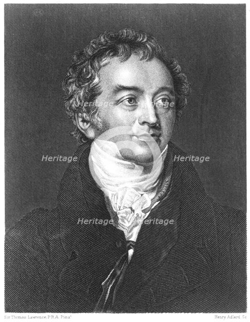 Thomas Young (1773-1829), physicist and Egyptologist, 19th century. Creator: Unknown.