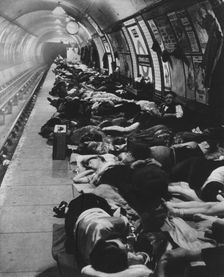 Those who went to shelters began a new kind of night-life, 11th November, 1940 1942