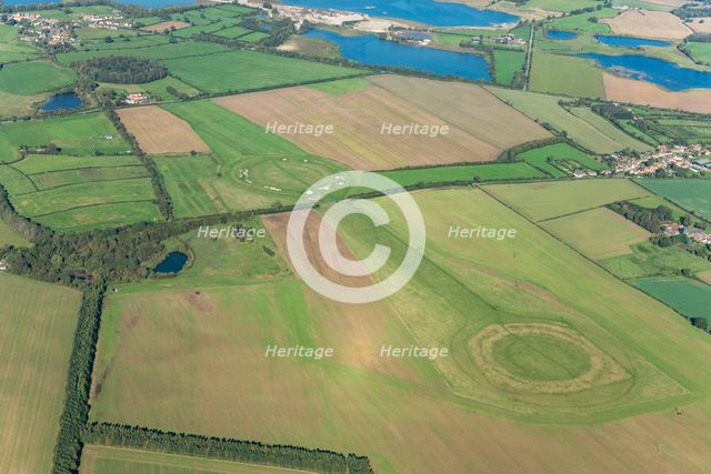Thornborough Henges, Thornborough Moor, North Yorkshire, 2023. Creator: Robyn Andrews.