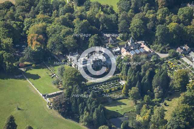 Thornbridge Hall, a late 19th centrury country house, Derbyshire, 2024. Creator: Robyn Andrews.
