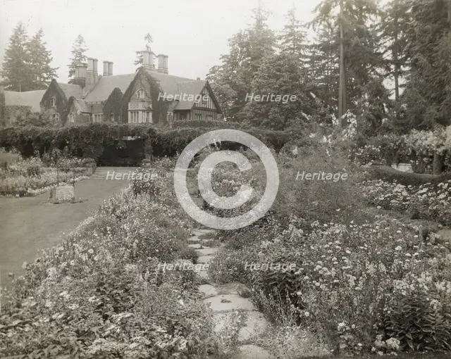 "Thornewood," Chester Thorne house, Lakewood, Washington, 1923. Creator: Frances Benjamin Johnston.