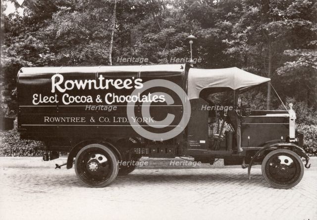 Thorneycroft van, 1919. Artist: Unknown