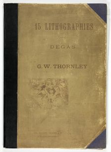 Thornley Portfolio Cover, 1889–90. Creator: Georges William Thornley