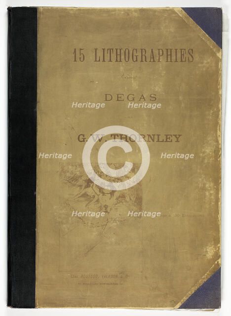 Thornley Portfolio Cover, 1889–90. Creator: Georges William Thornley.