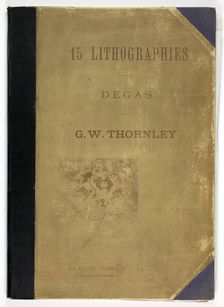 Thornley Portfolio Cover, 1889–90. Creator: Georges William Thornley