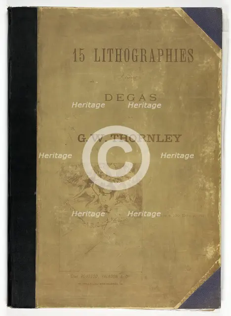Thornley Portfolio Cover, 1889–90. Creator: Georges William Thornley.