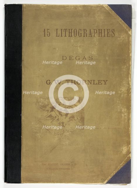 Thornley Portfolio Cover, 1889–90. Creator: Georges William Thornley.