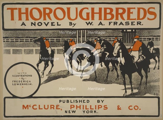 Thoroughbreds., c1895 - 1911. Creator: Frederick Lowenheim.