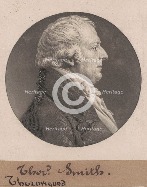 Thorowgood Smith, 1804. Creator: Charles Balthazar Julien Févret de Saint-Mémin.