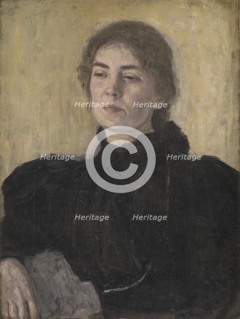 Thora Bendix, née Anne Victoria Sundberg, 1896. Creator: Vilhelm Hammershøi.