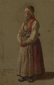 Thora Ingebretsdatter Gulsvig, 1848. Creator: Adolph Tidemand