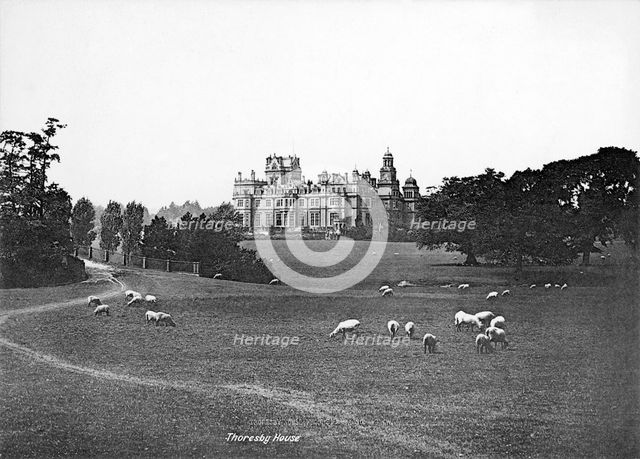 Thoresby Hall, Thoresby, Nottinghamshire, c1900s(?). Creator: Unknown.